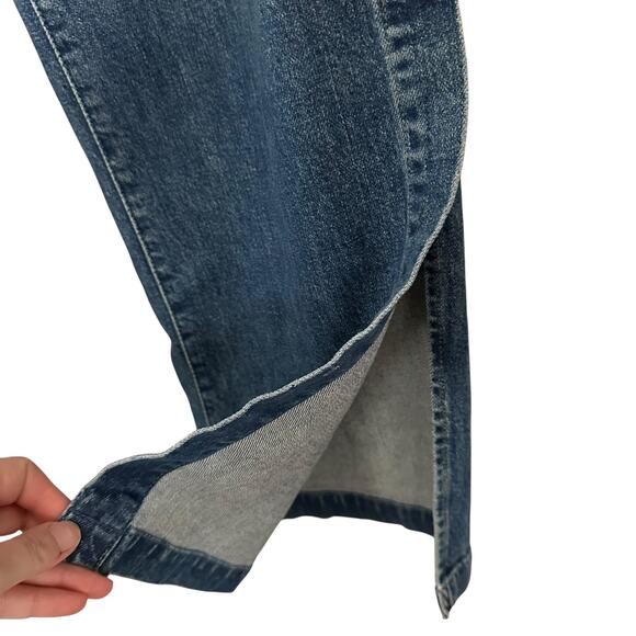 Mother The Hustler Sidewinder Jeans 27 Cowboys Don’t Cry Flare High Rise - Picture 2 of 14